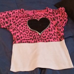 Pink heart shirt